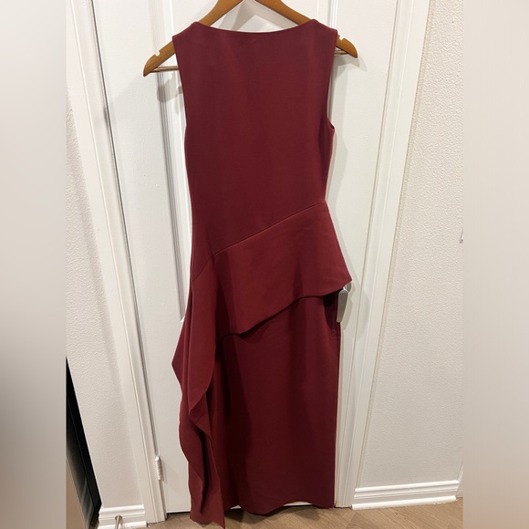 SRG Eloise Dress XS NWT Oxblood Sofia Richie Grainge - Picture 3 of 16